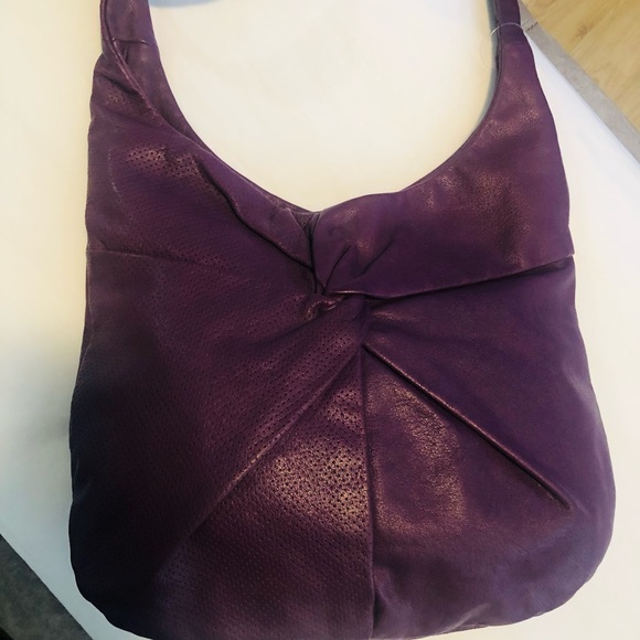 Marc By Marc Jacobs Purple Perforated Leather Large Shoulder Bag💜💙 - Picture 11 of 15